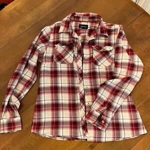 Marmot Ted and White Plaid Button Up